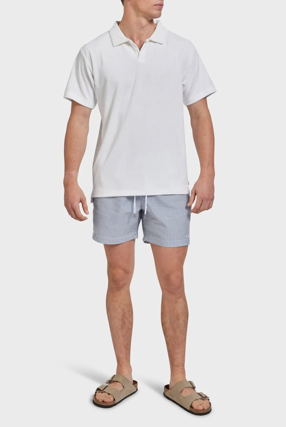 Short Sleeve Polo Neck Tee