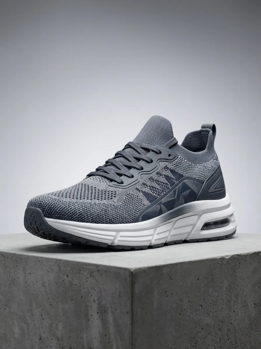 Sport Geometric Graphic Fit Men's Running Shoes