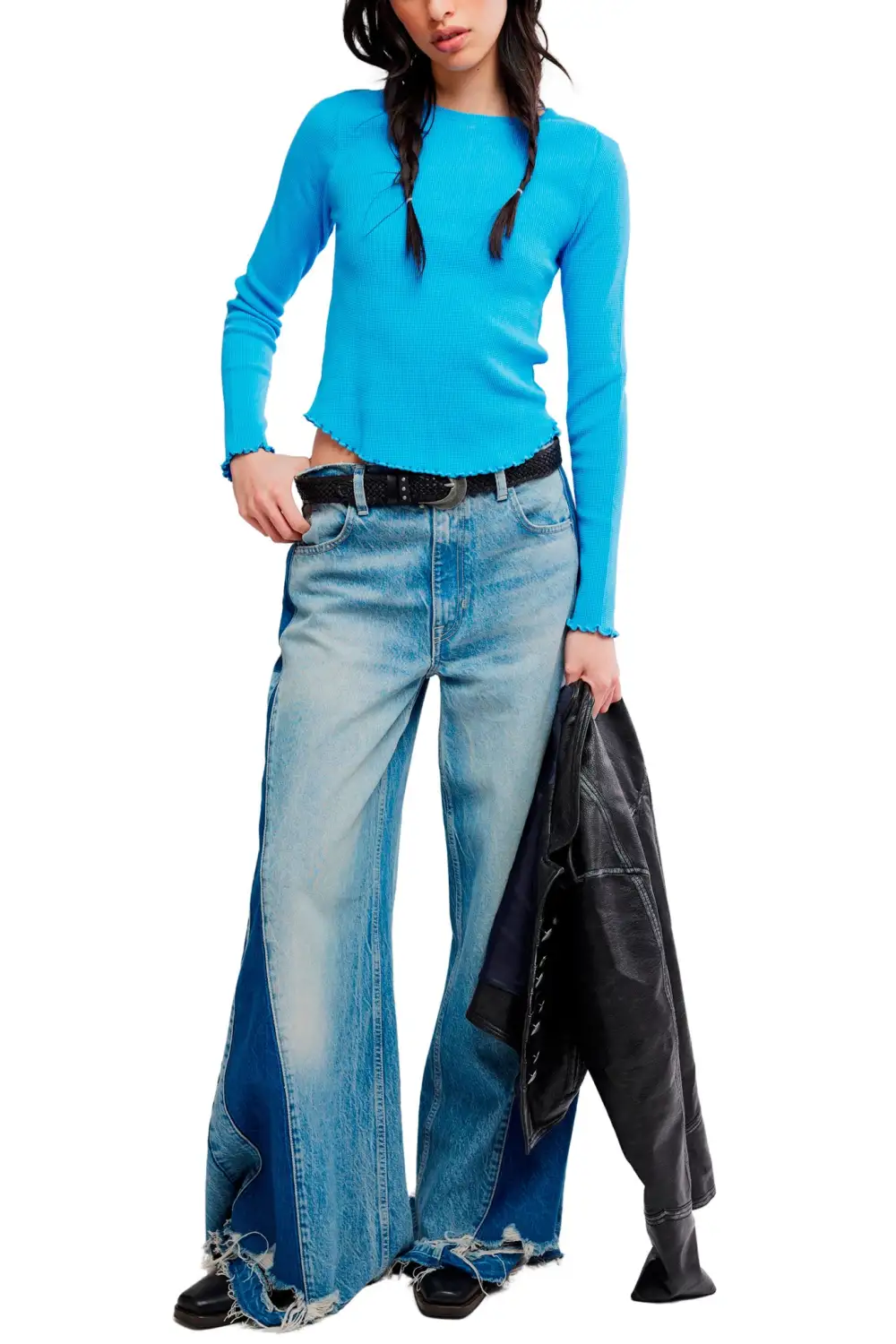 Raglan Sleeve Long Sleeve Relaxed Fitted Tee