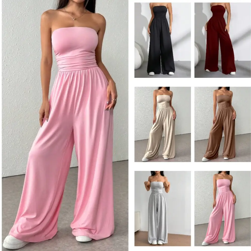 Wide-Leg Women's Two-Piece Set