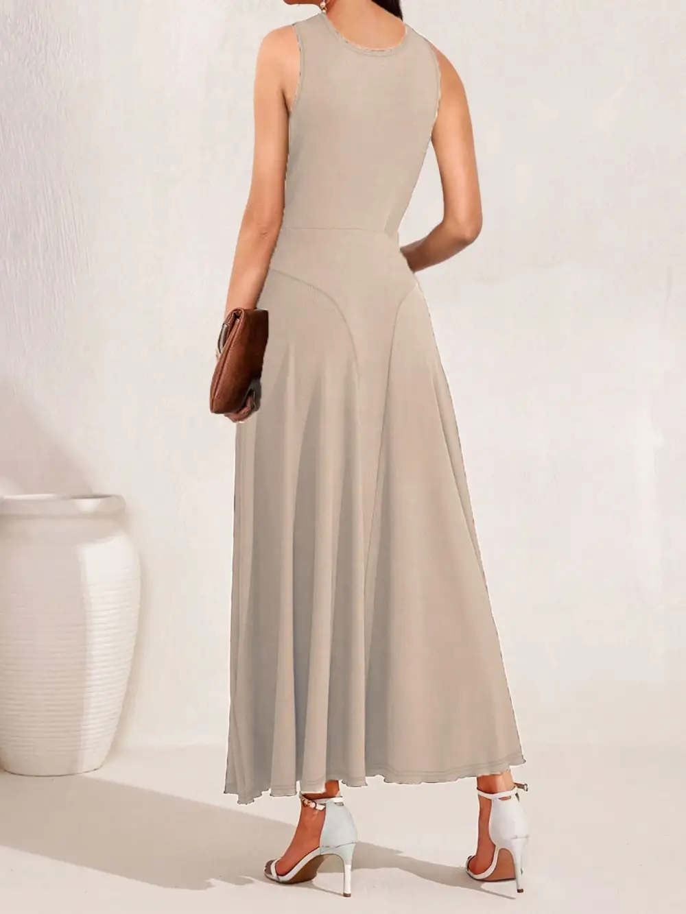 Crisscross Midi Dress