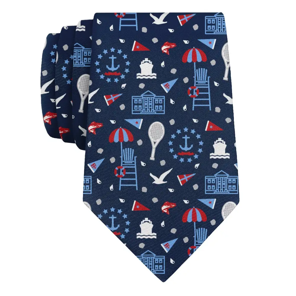 Timeless Heritage Emblem Motif Necktie
