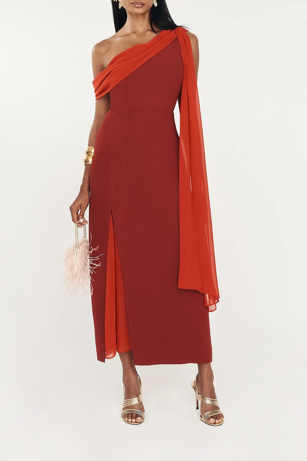 Strapless Shoulder Straps Dress