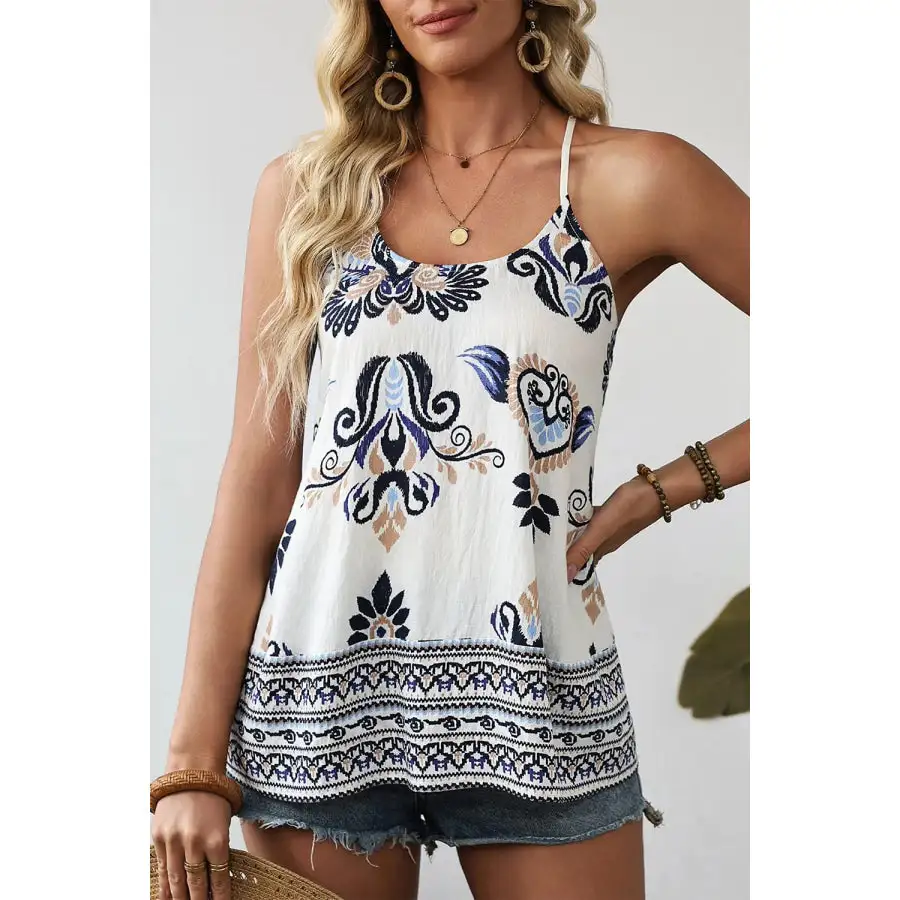 Bohemian Fashion Spaghetti Straps Loose Tank
