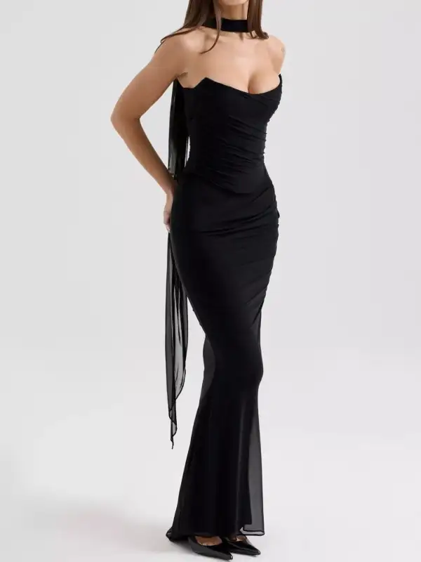 Tube Top and Maxi Skirt Set