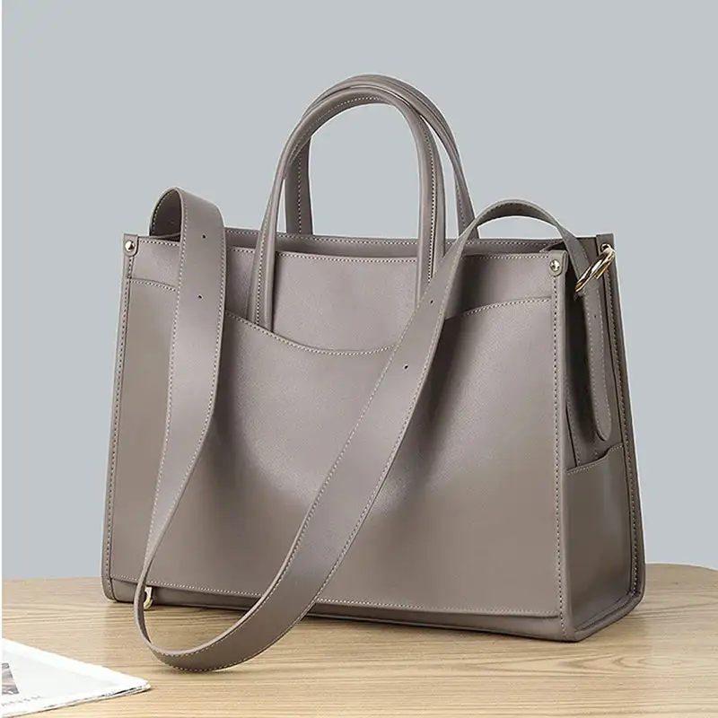 Classic Soft Zip-Top Shoulder Bag