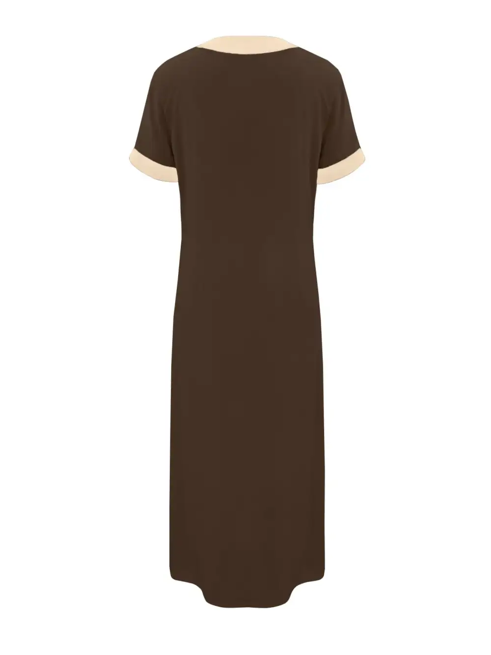 Smooth Finish Button Front Midi Dress