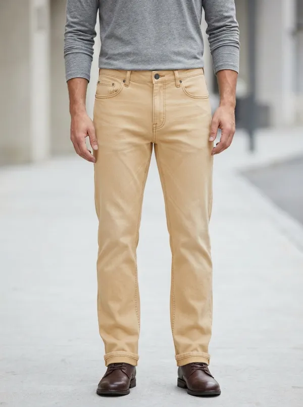 Straight Leg High Jeans