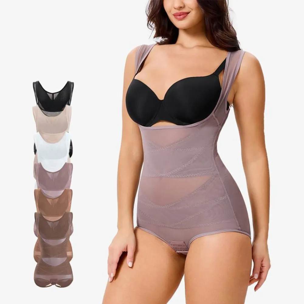 6PACK-Women's Clothing Mesh Breathable Basic faja Shapewear-ONLY 19