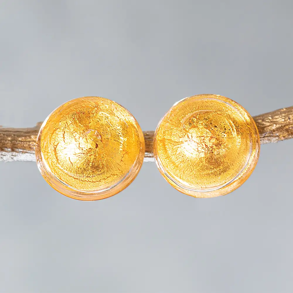 Classic Glass Clip On Earrings