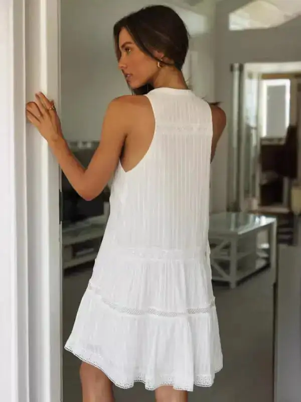 Collared Button Front Dress