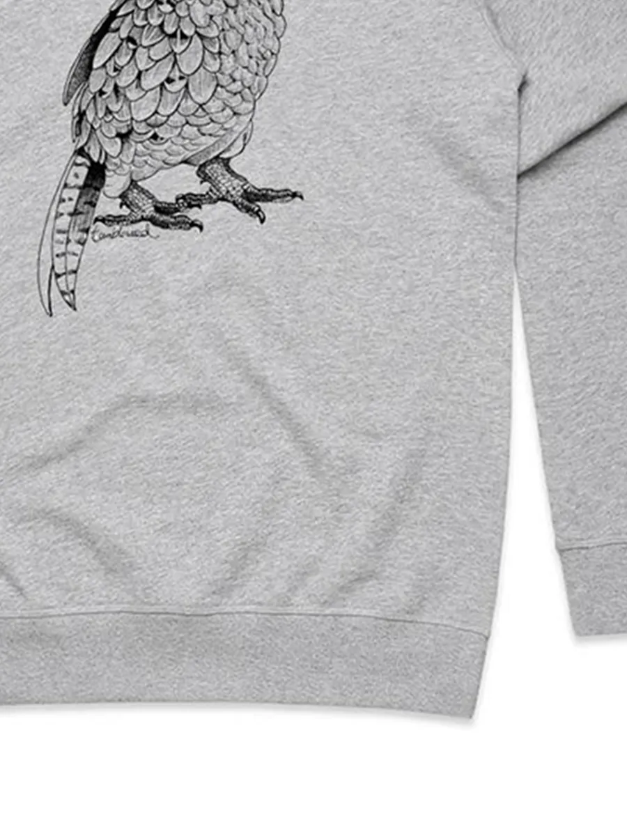 Simple and fashionable owl parrot animal pattern versatile casual sportswear shirt