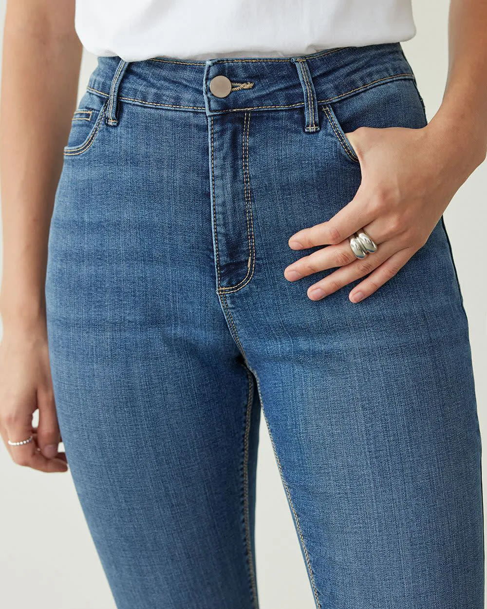 Skinny-Leg High-Rise Jean  Signature