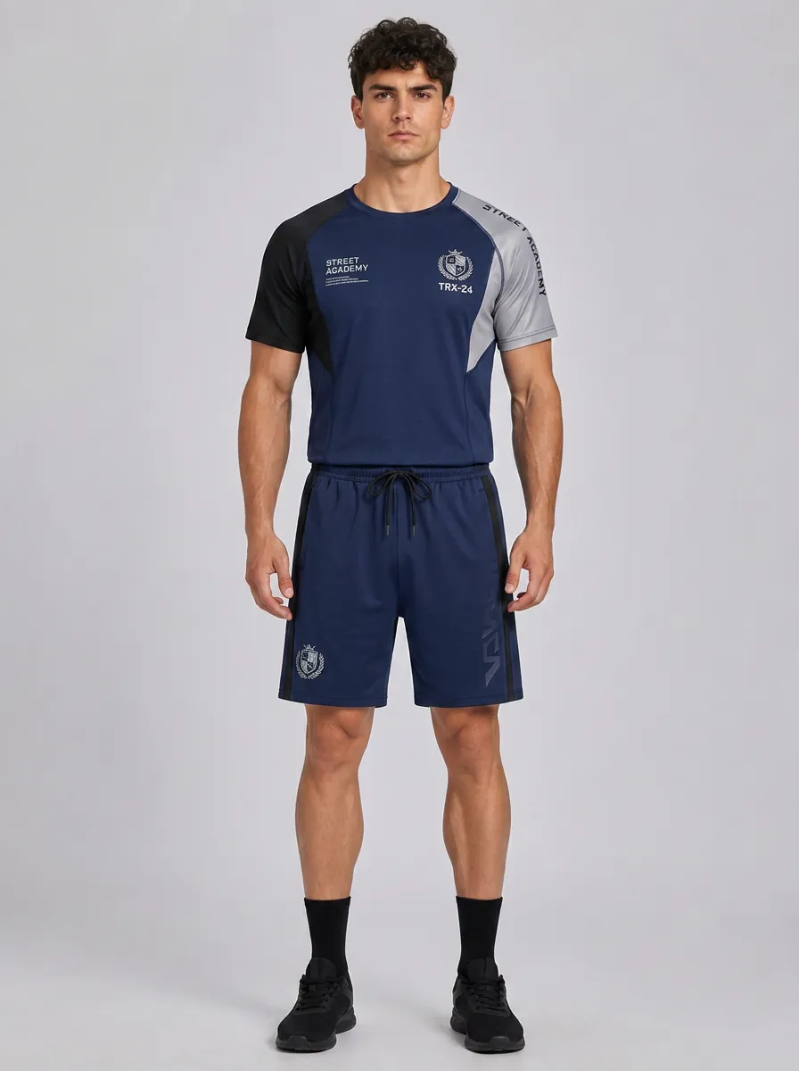 Men's Street Academy TRX-24 Emblem Printed Sportswear Set