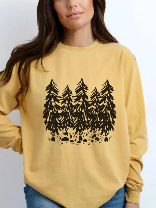 Pine Forest Casual T-Shirt
