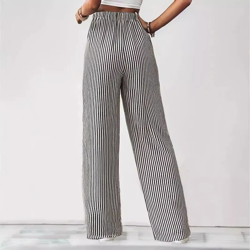 Relaxed Striped Trousers