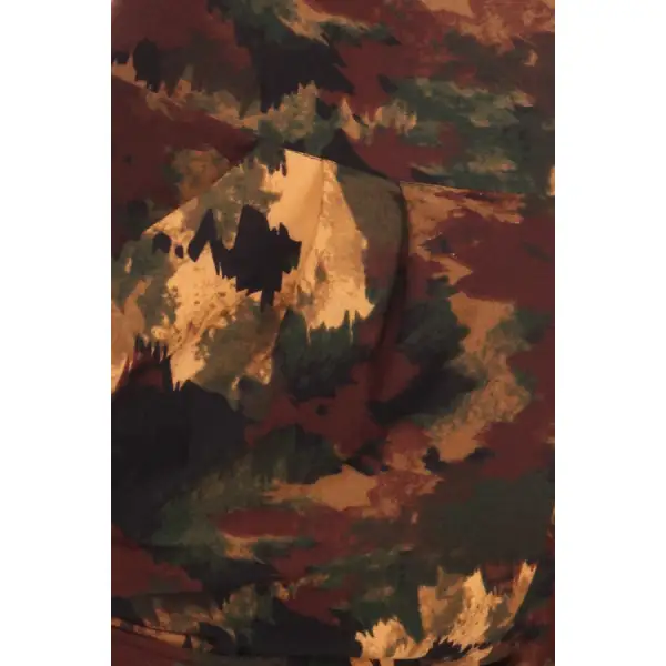 Buttery Soft Printed Harem Shorts with Pockets - Camo Streak