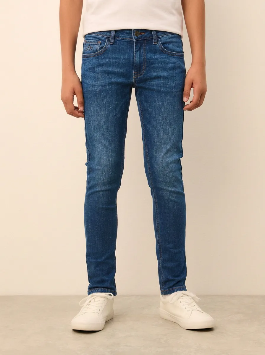 Men's Contemporary Weekend Casual Wear Stretch Denim Jeans