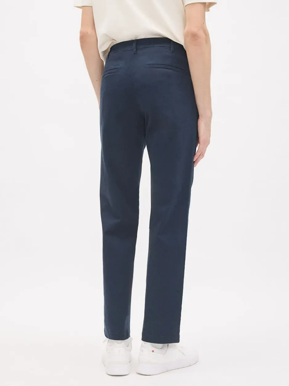 Navy Blue Straight Leg Pant