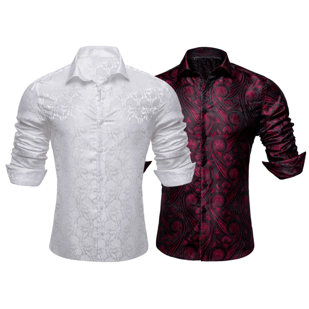 Statement Paisley Silk Casual Shirt