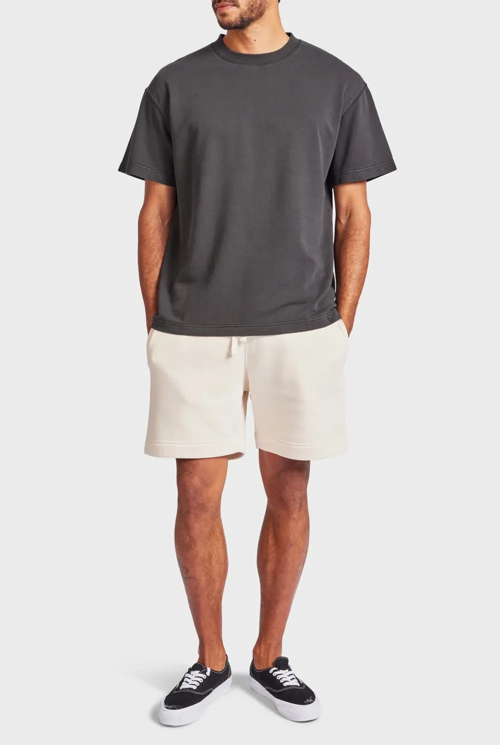 Short Sleeve Crew Neck Plain Tee