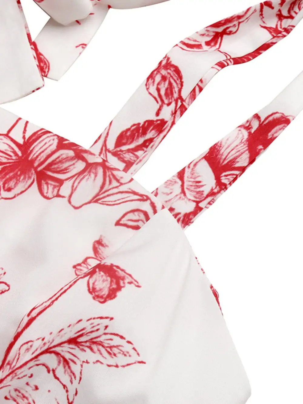 Drape Floral Printed Maxi Dress