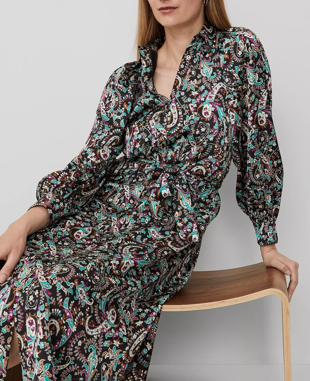 Floral Belted Shirtdress