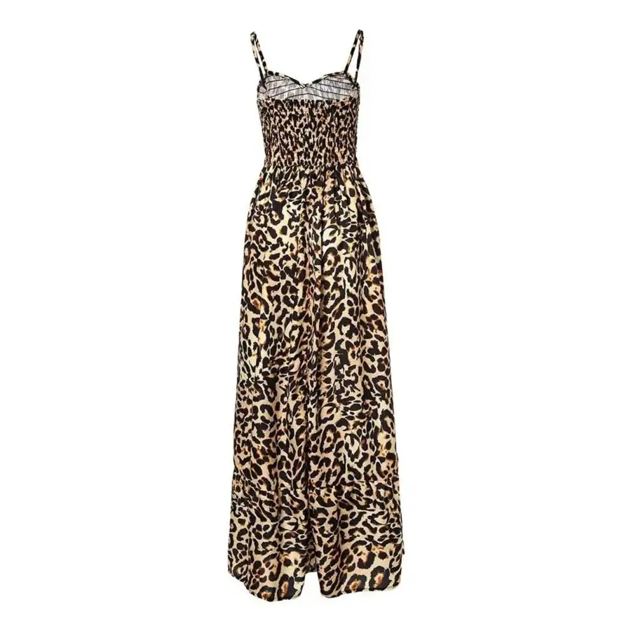 Full Size Print Spaghetti Strap Maxi Dress Plus Size