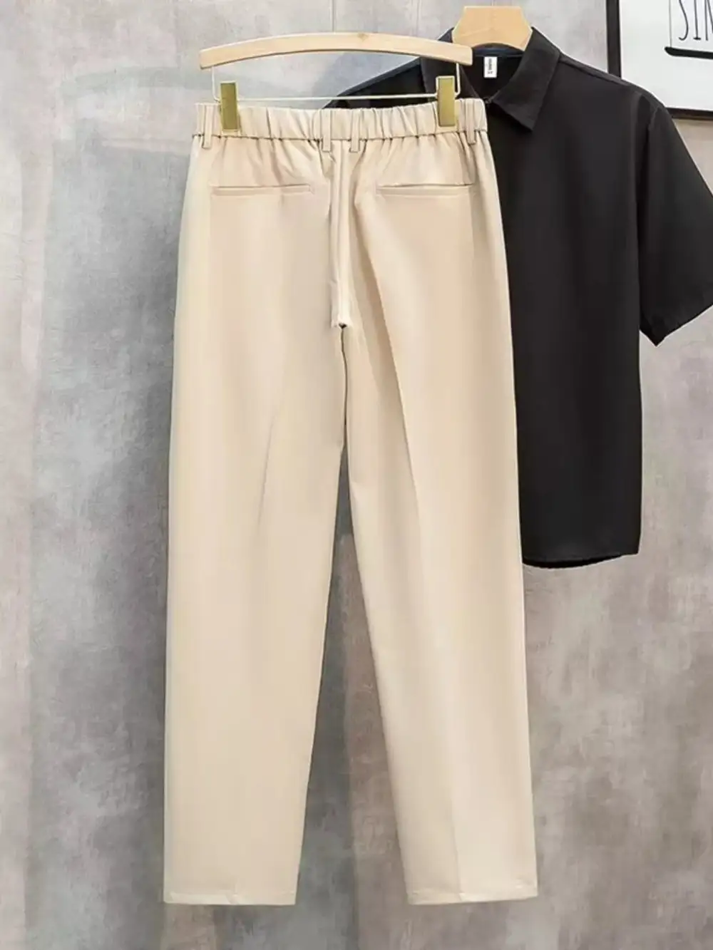 Men's Plus Size Classic Straight Leg Pants