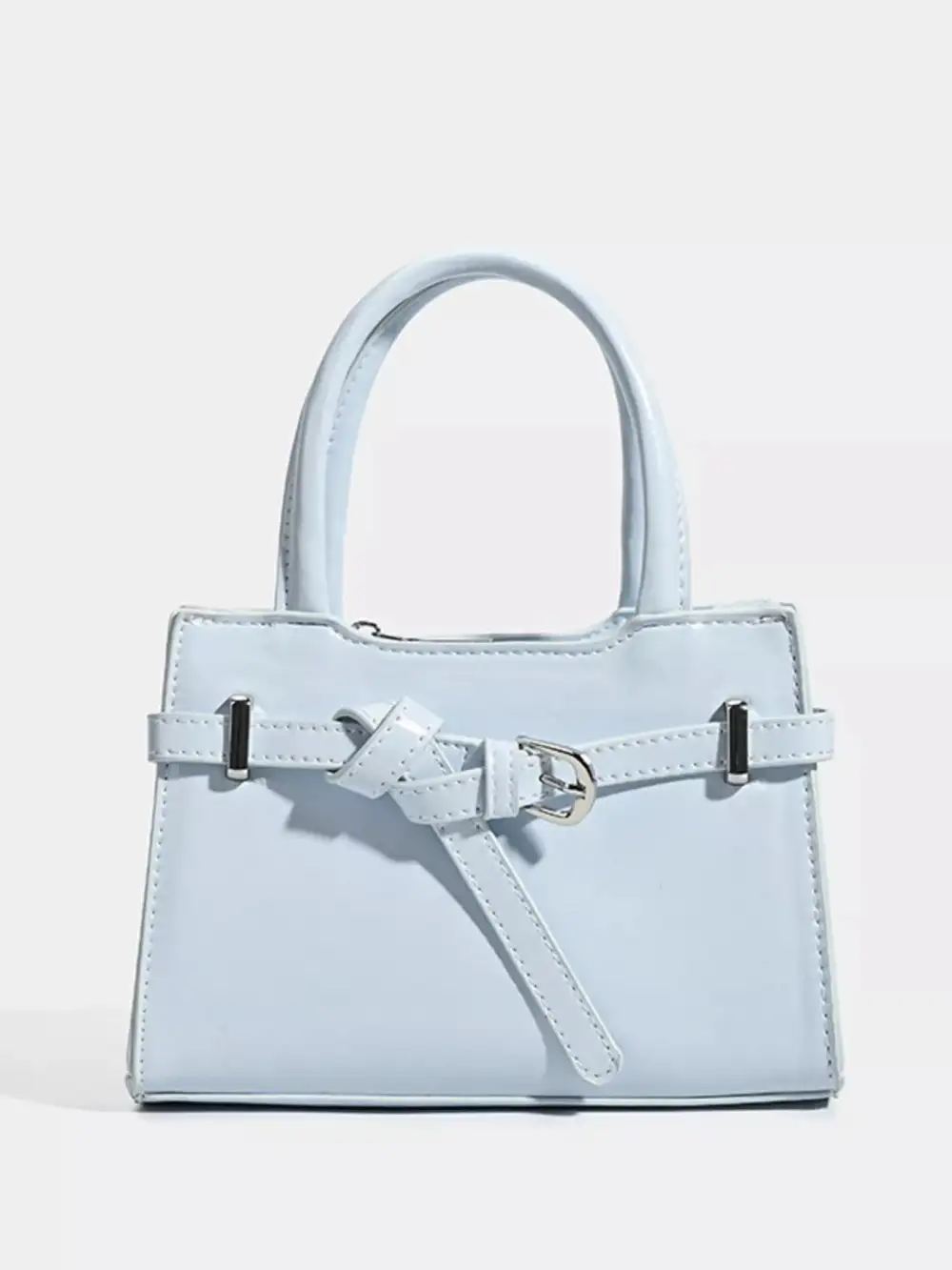 Everyday Buckle Decor Handbag