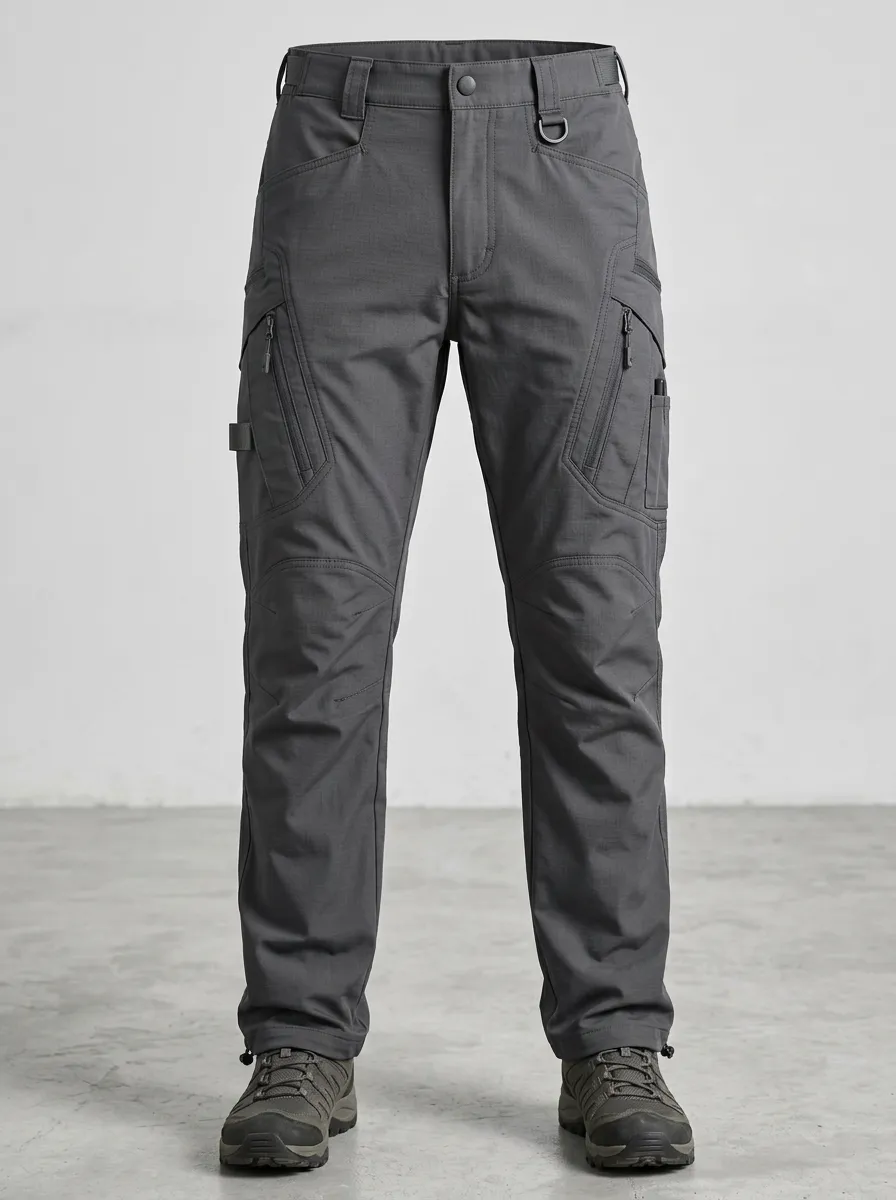 Men's Tactical Outdoor Multi-Pocket Ripstop Cargo Pants
