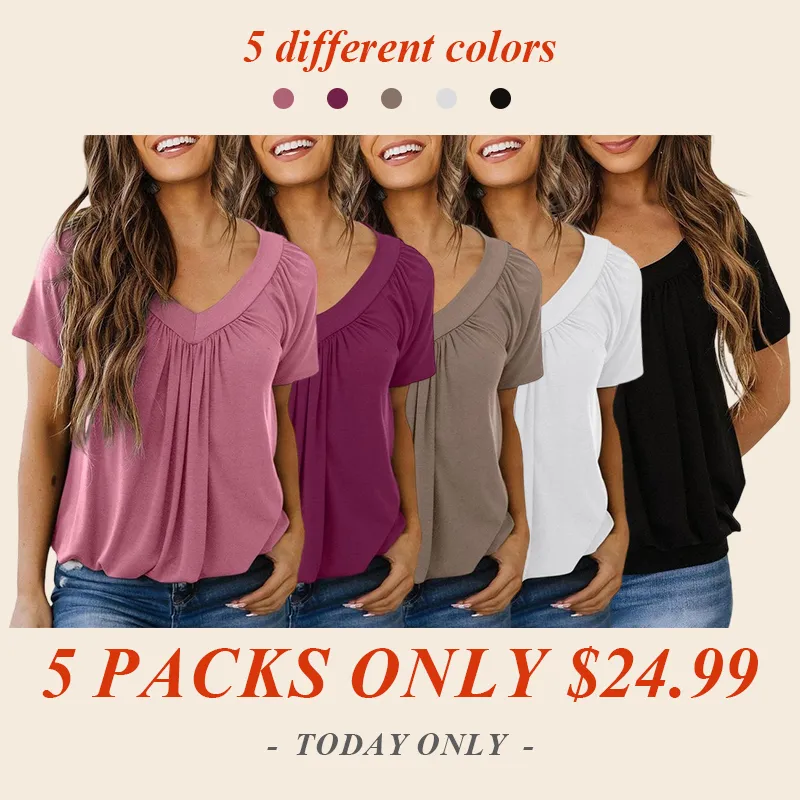 5PACK-Casual T-Shirt