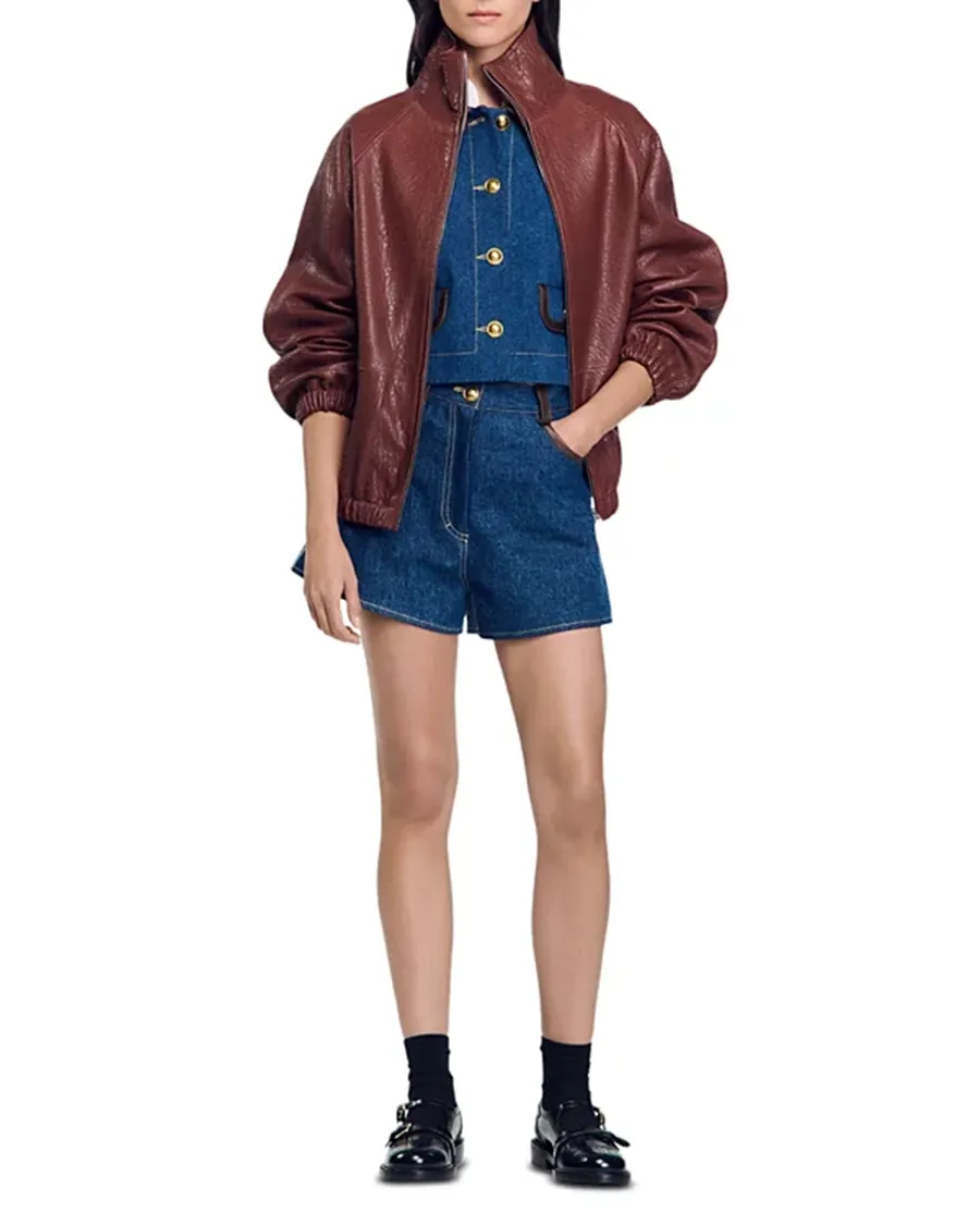 Casual Style Leather Jacket