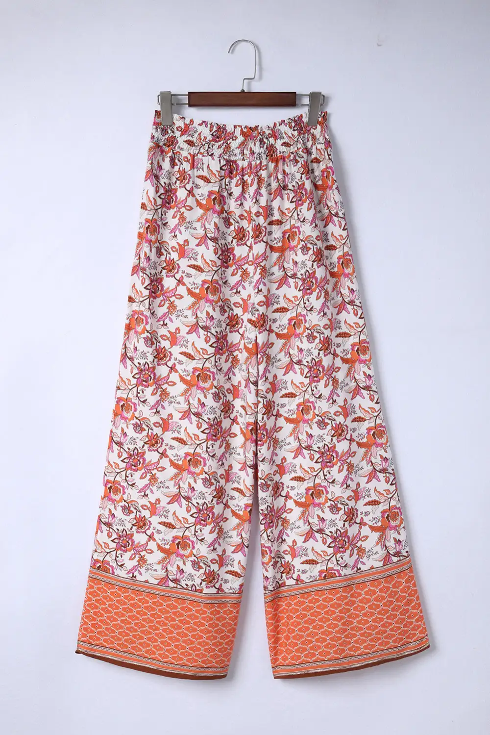 Pleated Straight Leg Pants