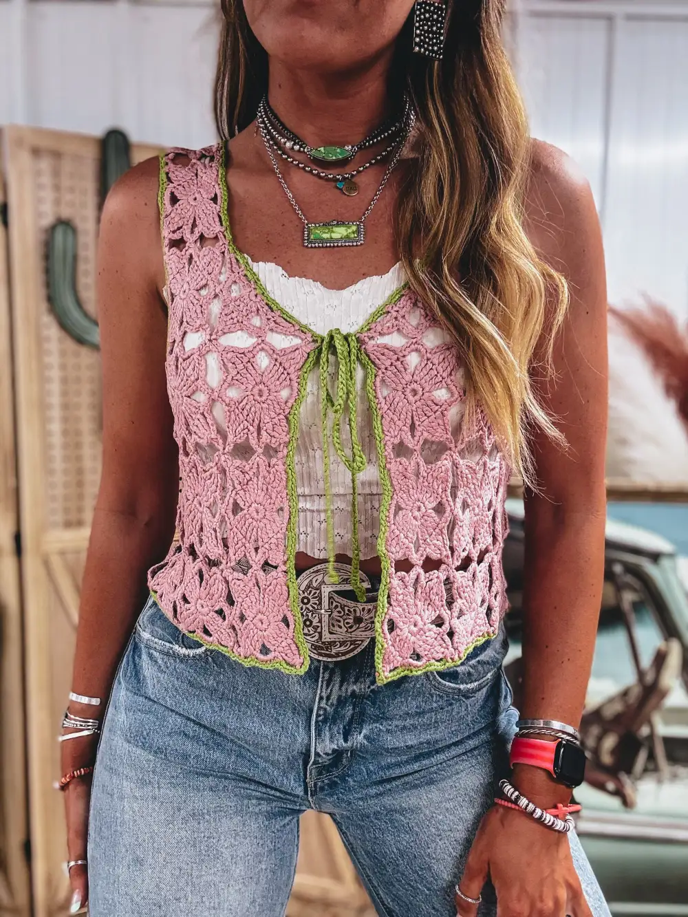 Floral Print Sleeveless Vest Top