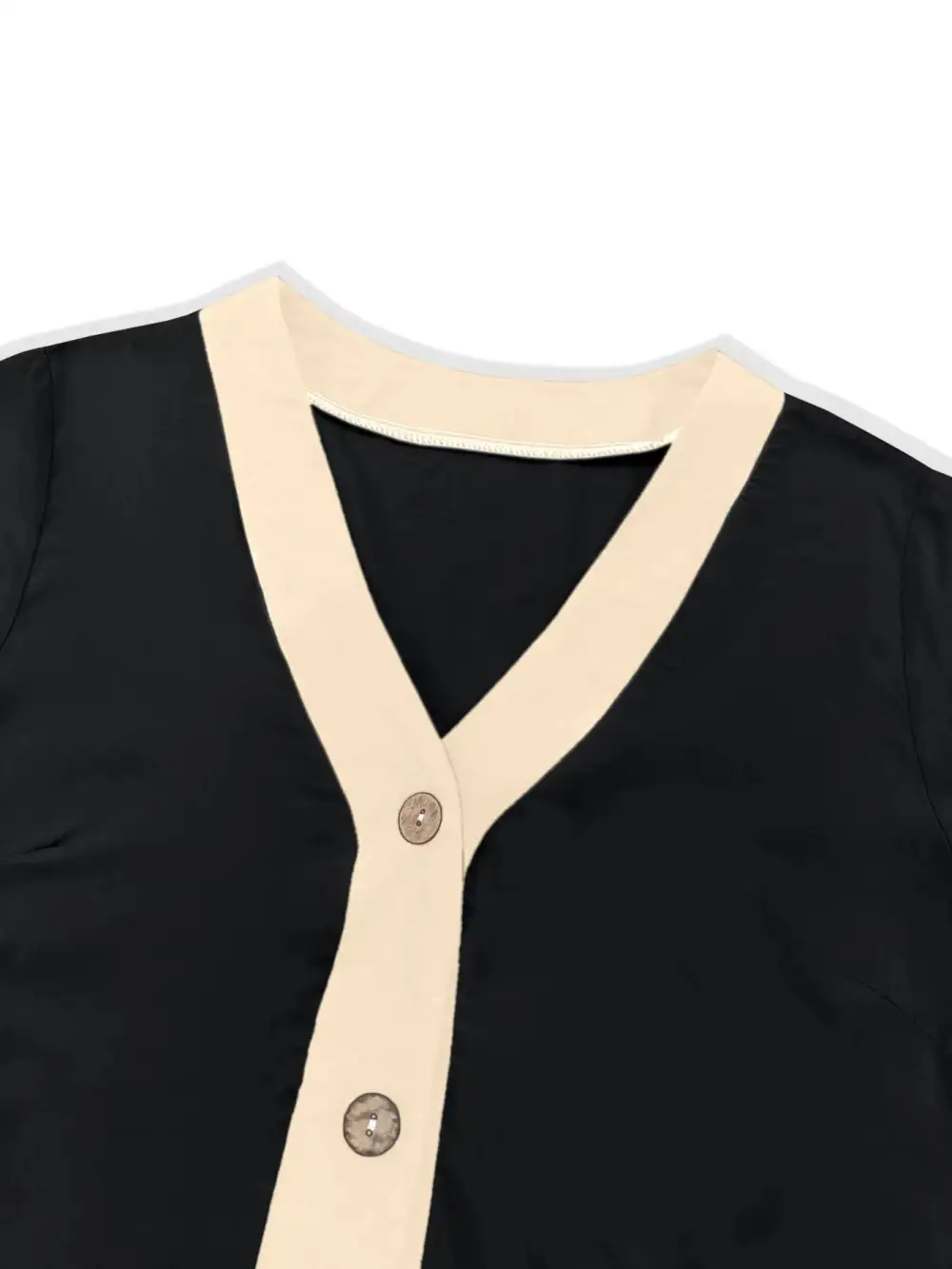 Smooth Finish Button Front Midi Dress