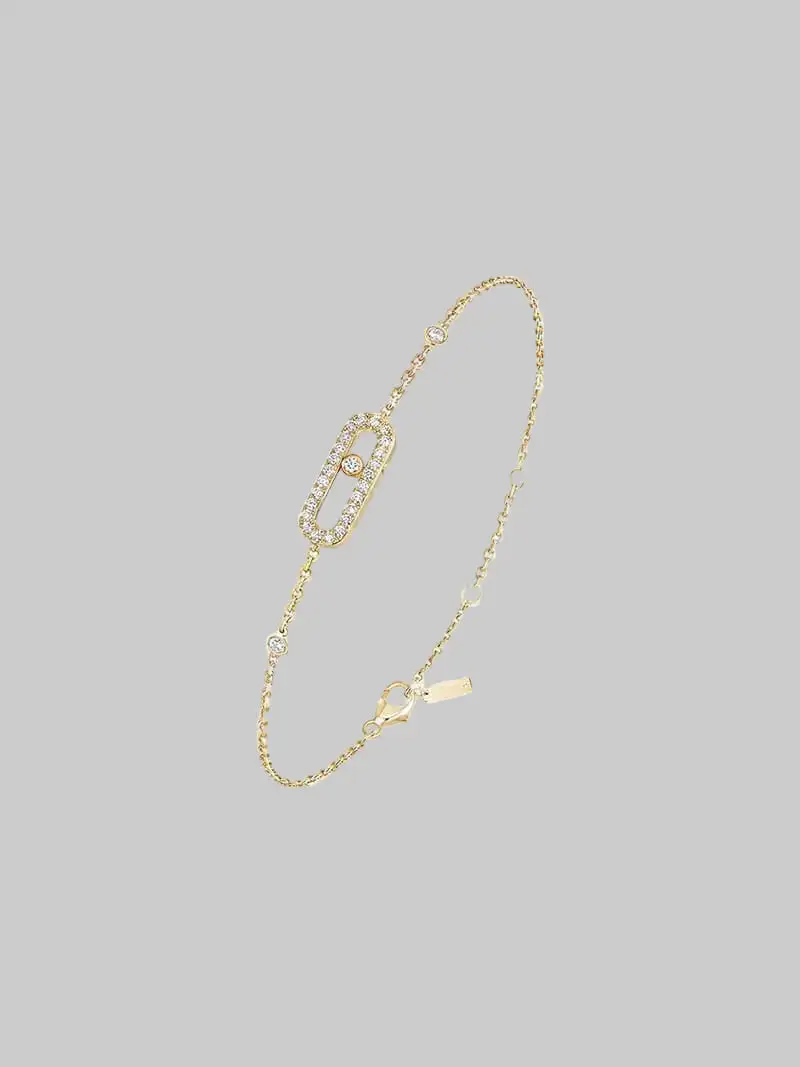 Pleated Curved Bracelet