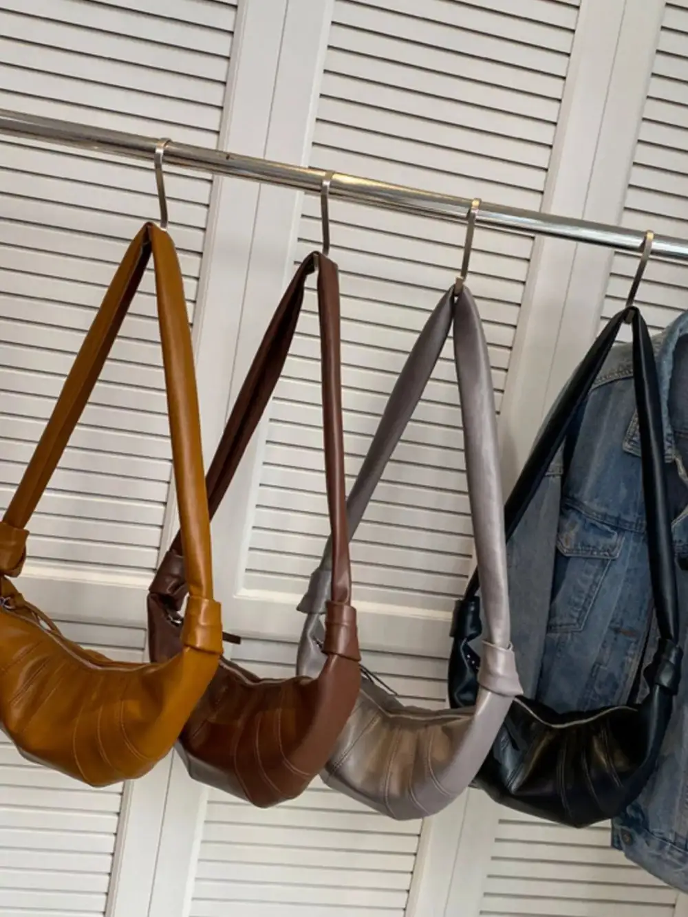 Stylish Crescent Hobo Crossbody Bag