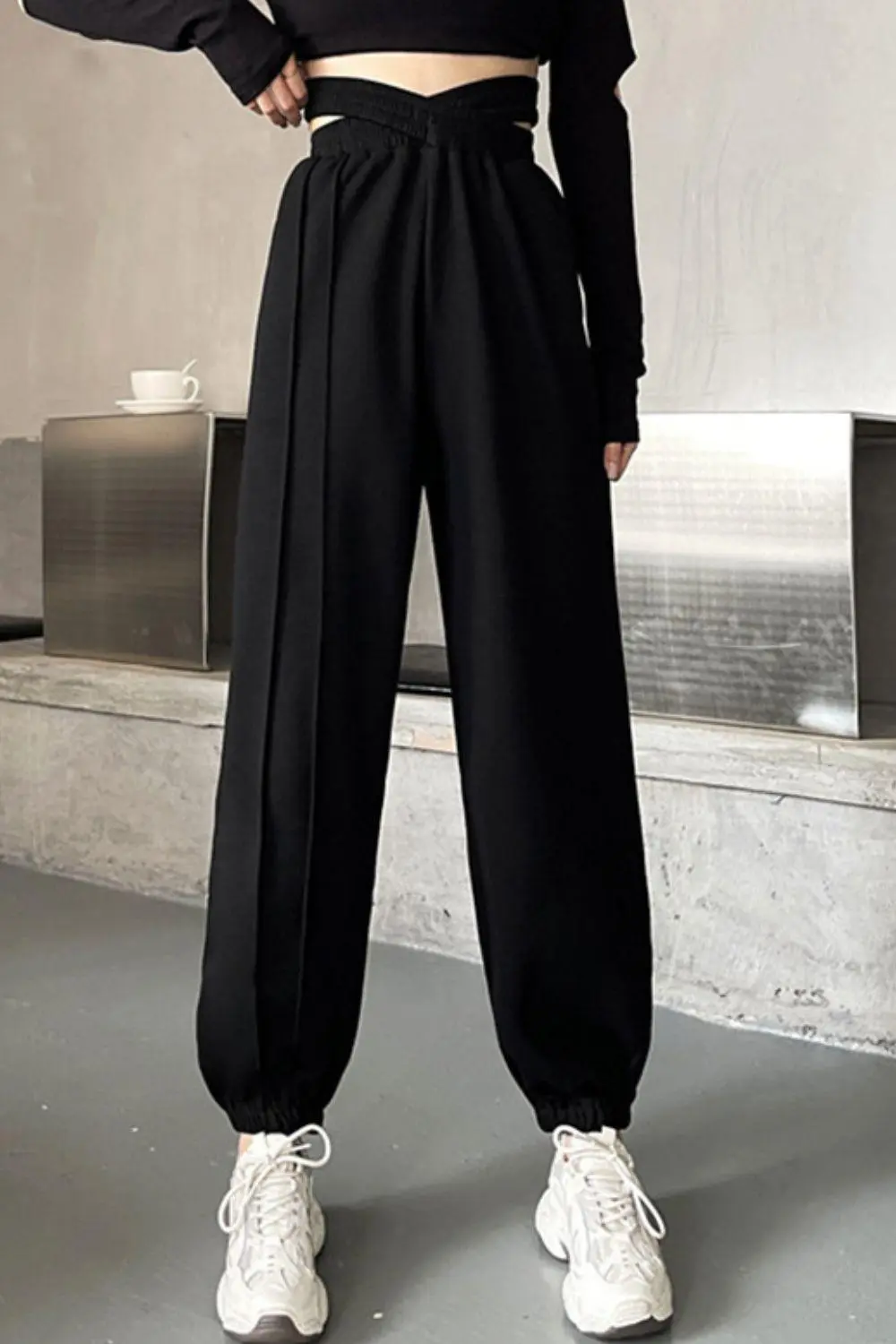 Crisscross Long Sweatpants Joggers Jogger Pants