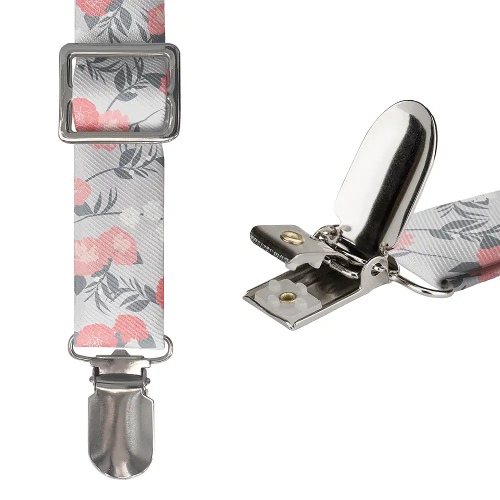 Valencia Floral Pattern Suspenders