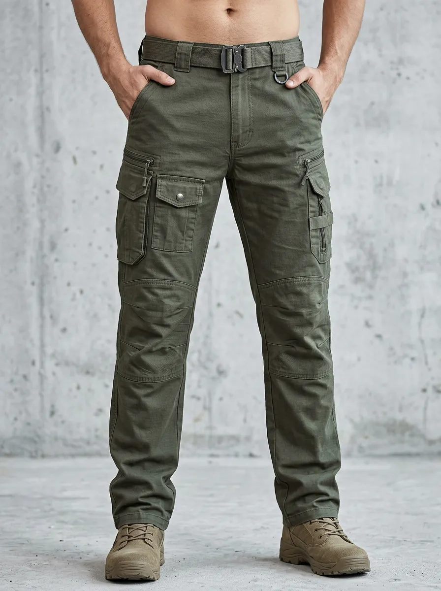 Outdoor-Ready Multi Pocket Outdoor Finish Men's Work Pants