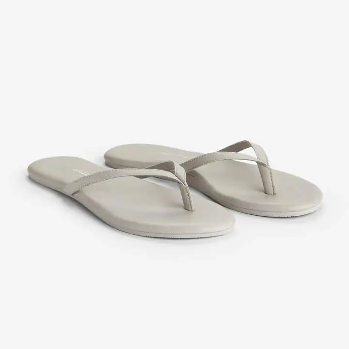 Balanced Leather Flip Flops