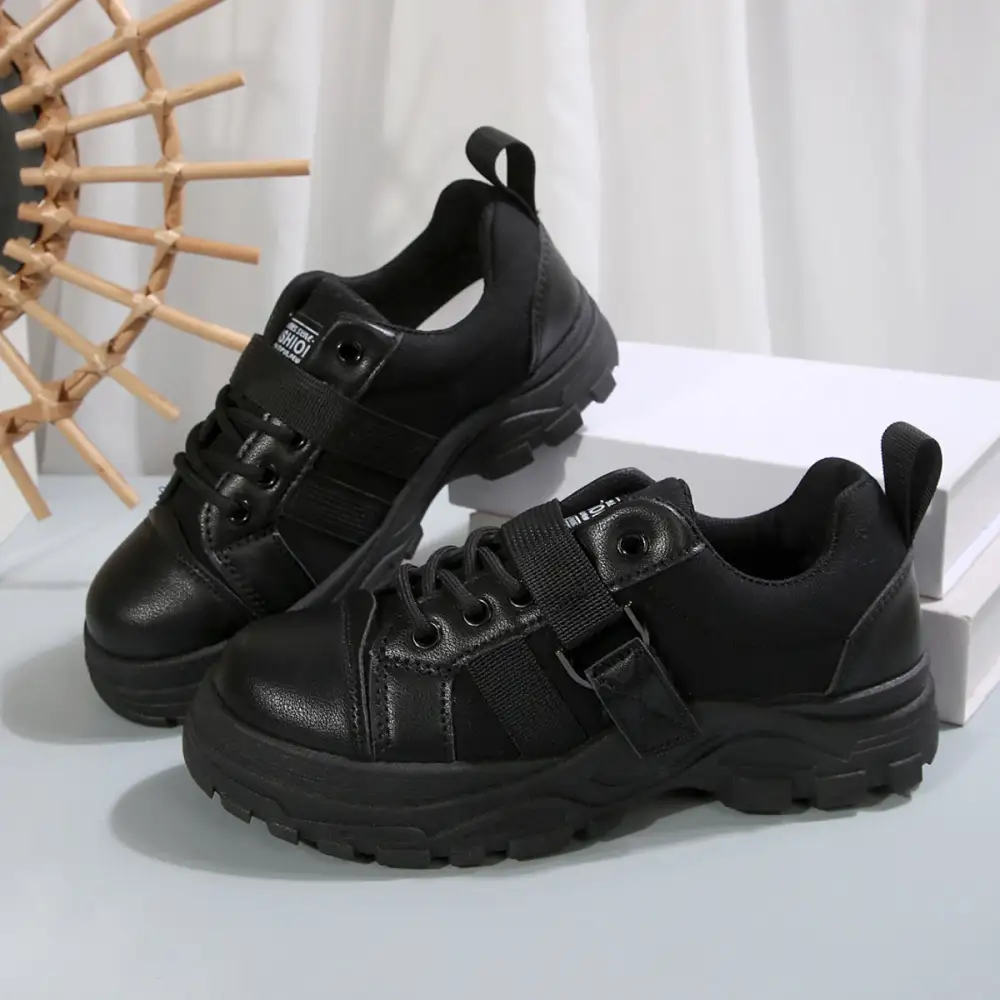 Lace-Up Platform Casual Sneakers