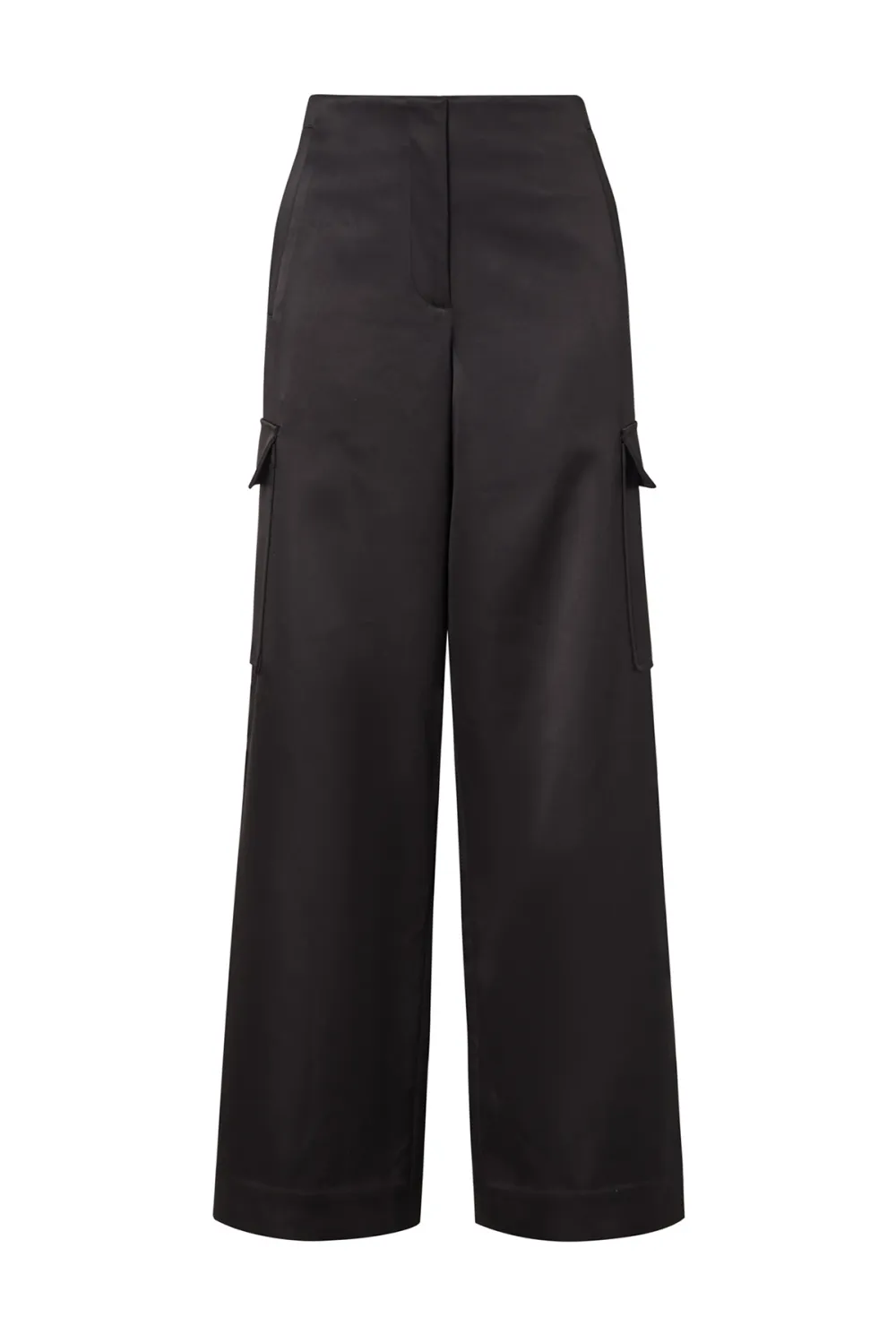 Cargo Pocket Wide Leg Trousers