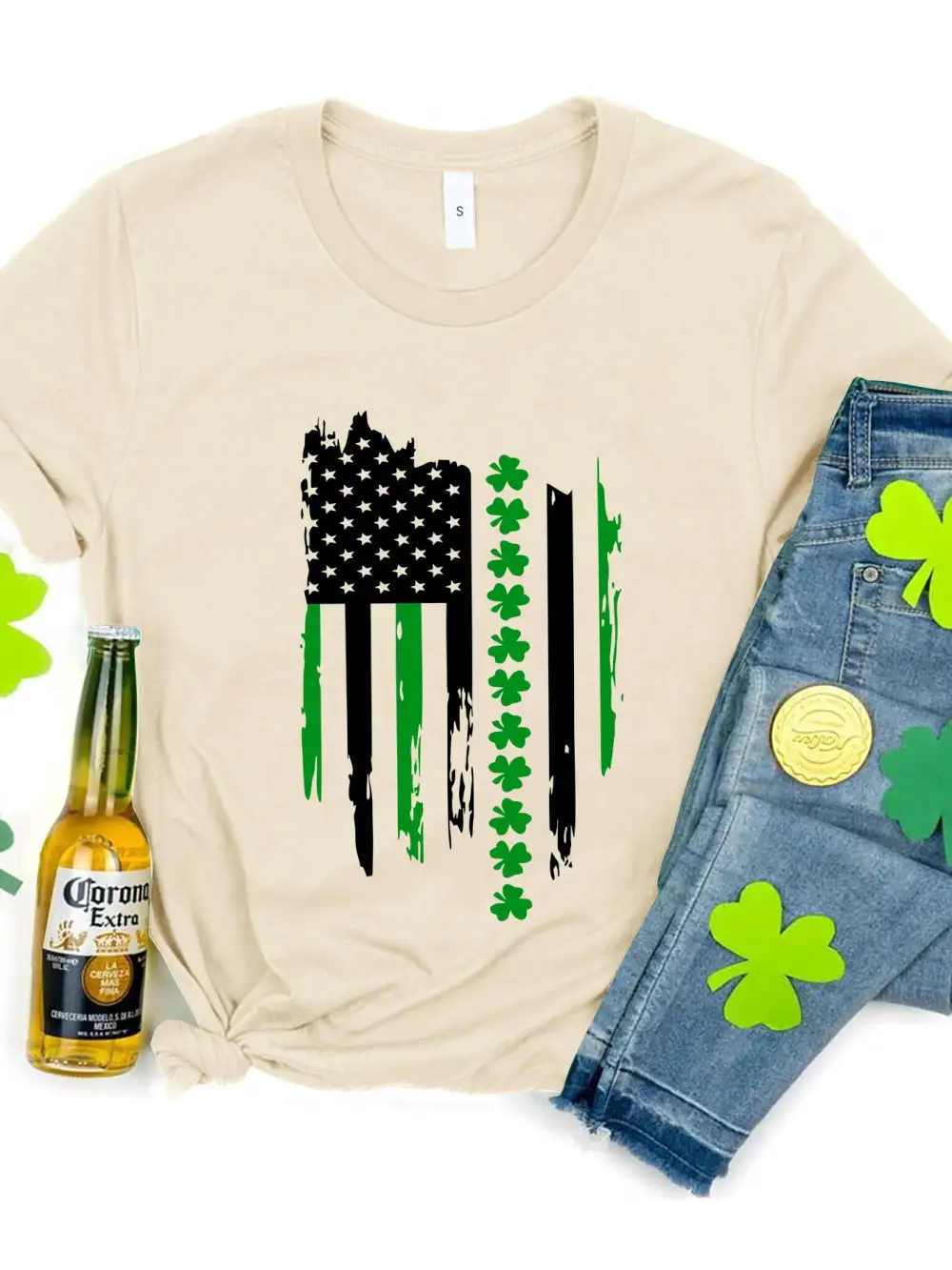 Tailored Round-Neck Short-Sleeve Graphic T-Shirt