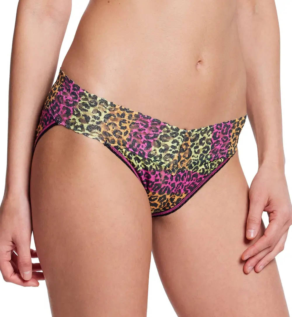 Classic Low-Rise Stretch-Lace Bikini Brief Panty