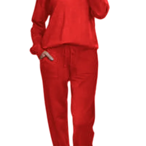 Women'S Long Sleeve Knit Loungewear