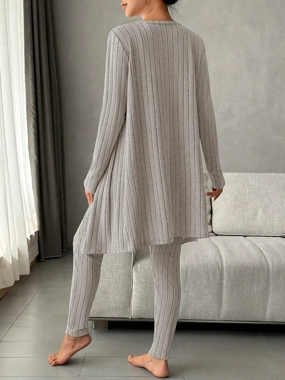 Scoop Neck Lounge Sleepwear Set