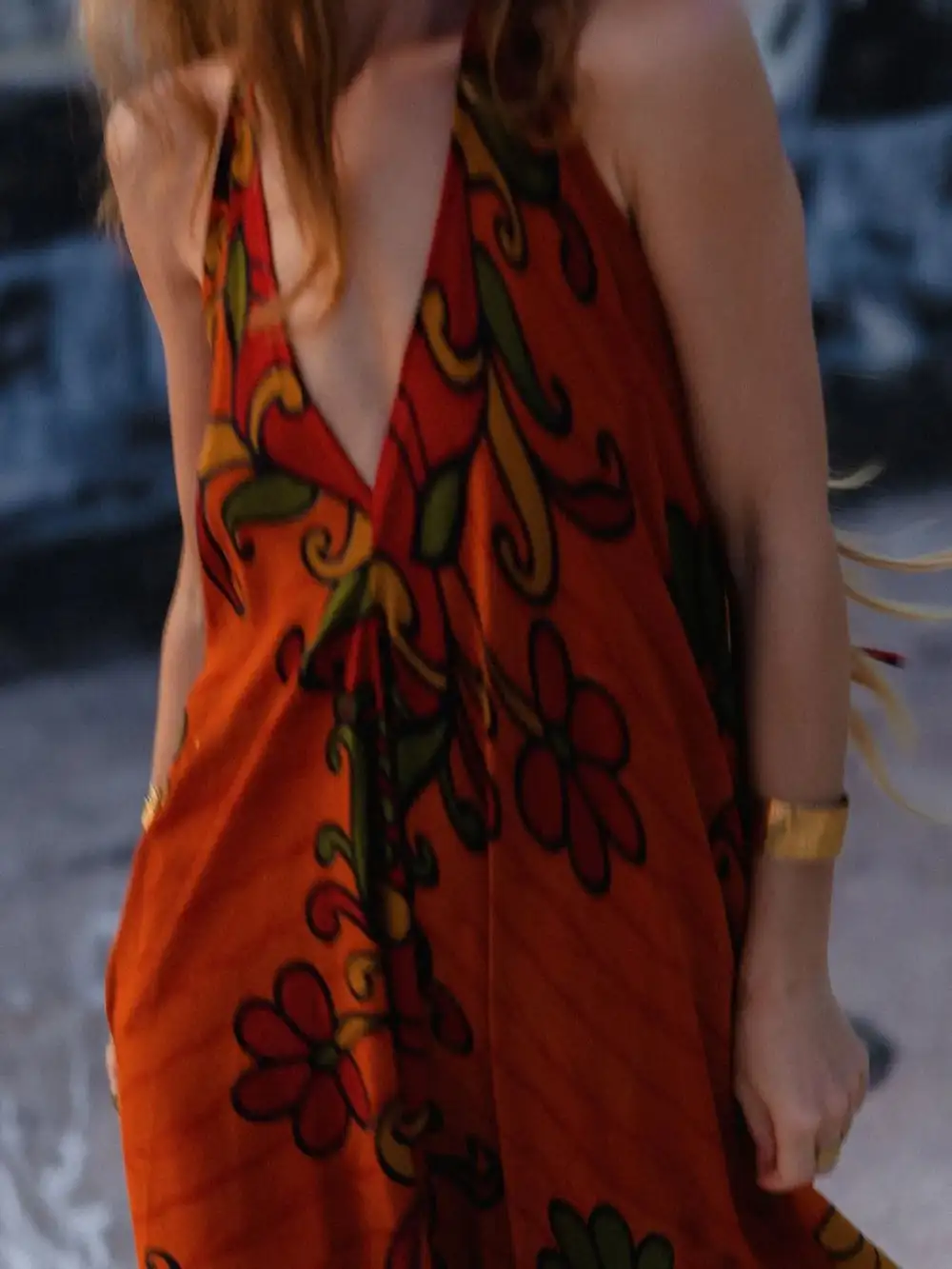 Wearable Cut Printed Dress