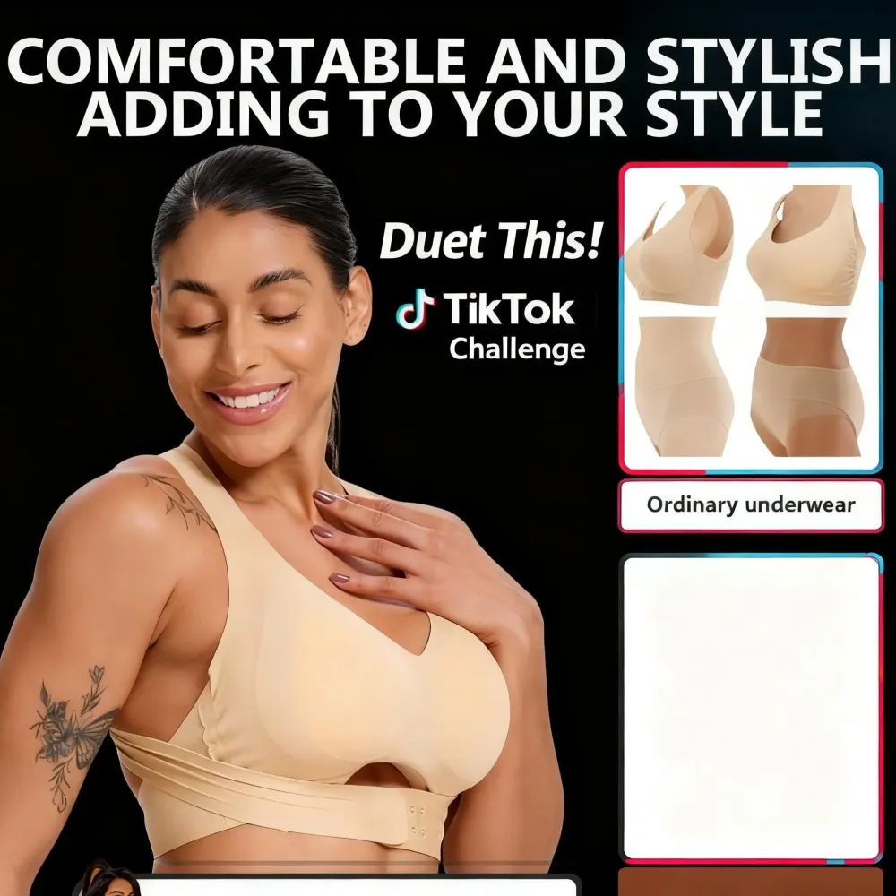 🔥Women's Beige Wireless Bra-🔥9-Pack - All Colors Included